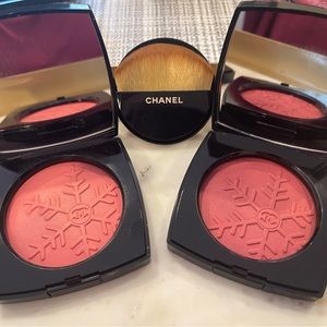 Chanel Limited Edition Holiday Les Beiges blushes rose polair & mauve glacé